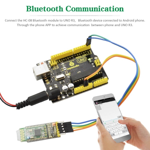 Keyestudio HM-10 Bluetooth-4.0 V3 Module Compatible with HC-06  Pins/supports Android & iOS system