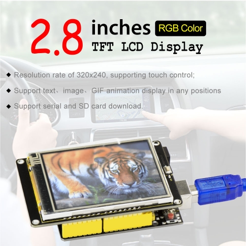 Keyestudio 2.8 Inch  240*320  TFT LCD Shield for arduino UNO R3