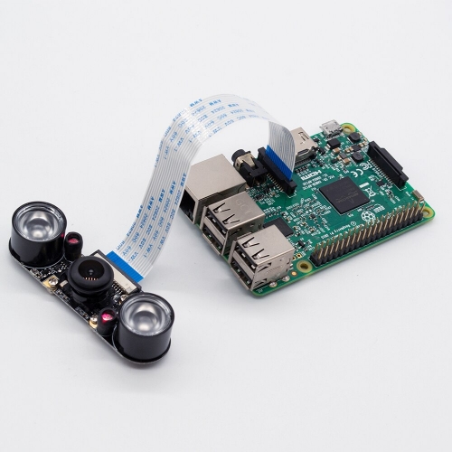 Caméra Vision Nocturne Mini 1080p Zalati Pour Raspberry Pi - Objectif Fish Eye 130°
