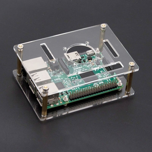 Transparent Clear Case Enclosure Box for Raspberry pi 5 Case Enclosure/