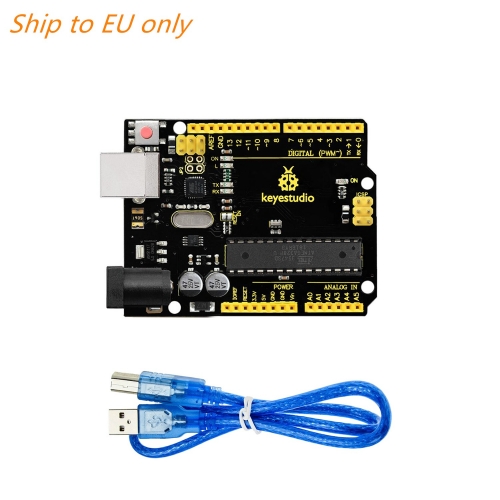 Free shipping to EU !! KEYESTUDIO R3 ATmega328P Development Board +USB Cable