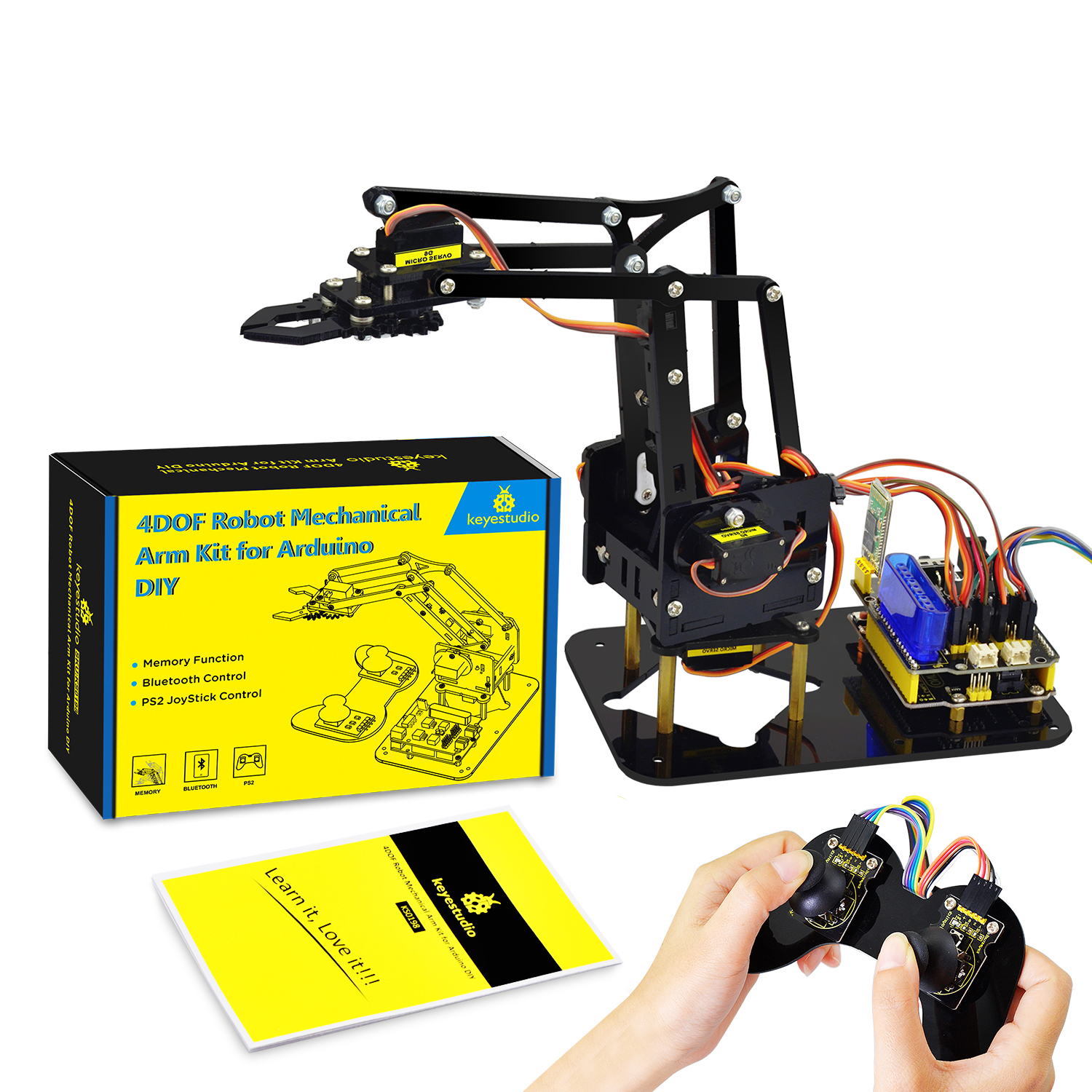 diy arduino robotic arm kit