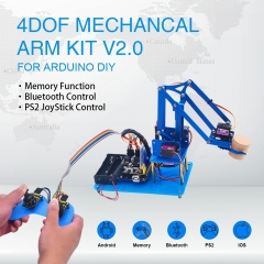 Keyestudio 4DF  Mechanical PS2 Joystick  Metallic Robot Arm Learning  Starter  Kit V2.0 for Arduino DIY