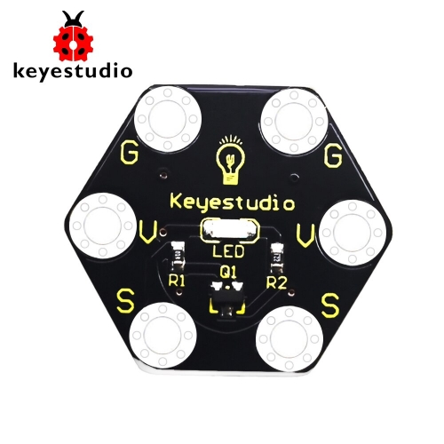 Keyestudio Micro bit Honeycomb Digital LED Module(Black and Eco-friendly）