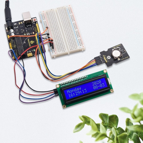 Keyestudio DS1302 Clock Module For Arduino Diy Starter Kit(Battery