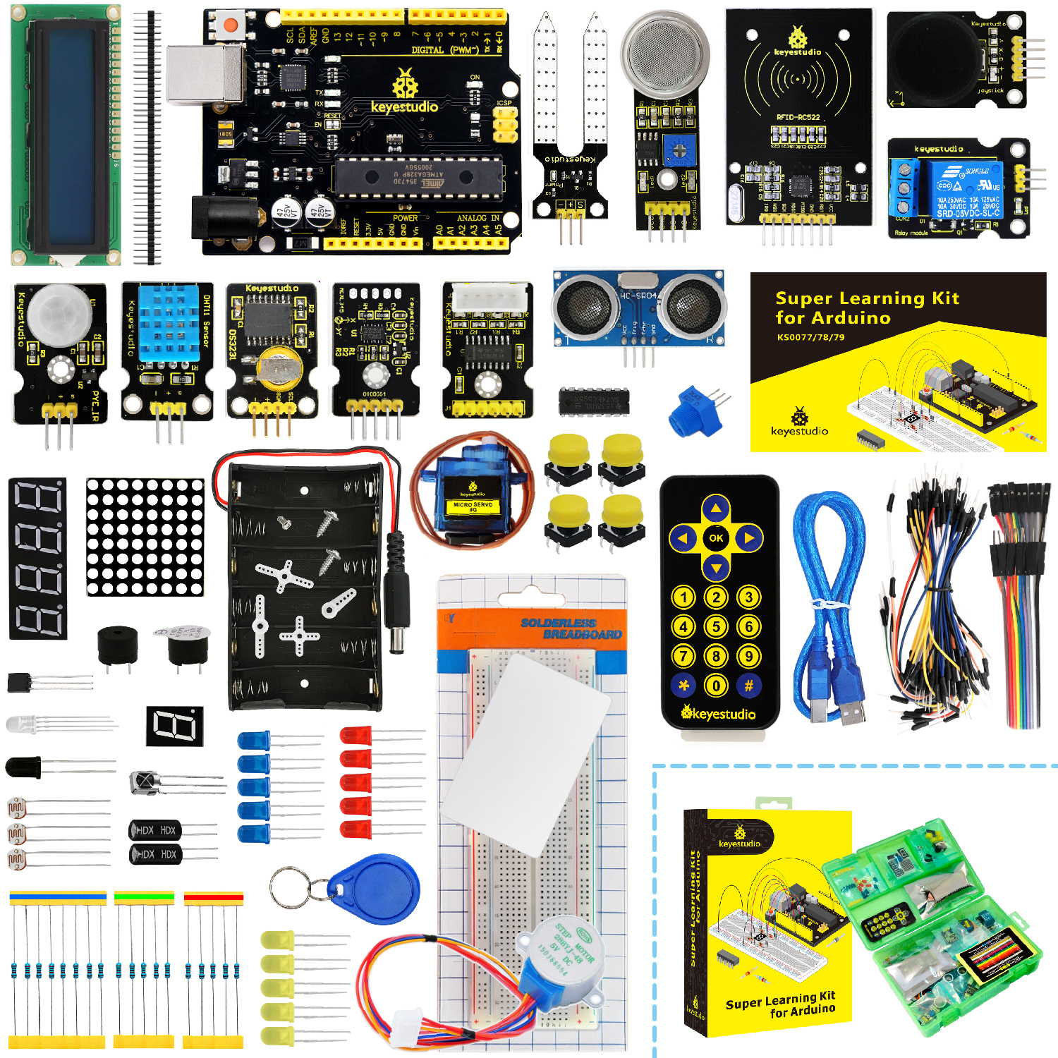 Keyestudio Super Starter Kitlearning Kit For Arduino Education Wt