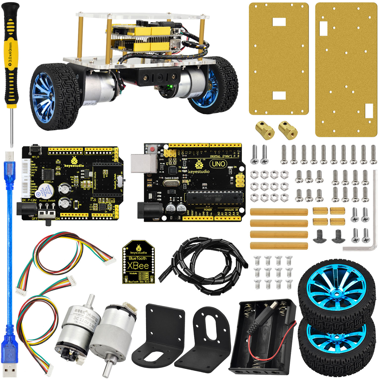 Elegoo Tumbler Self Balancing Robot Car Kit, 1 set - 3DJake International