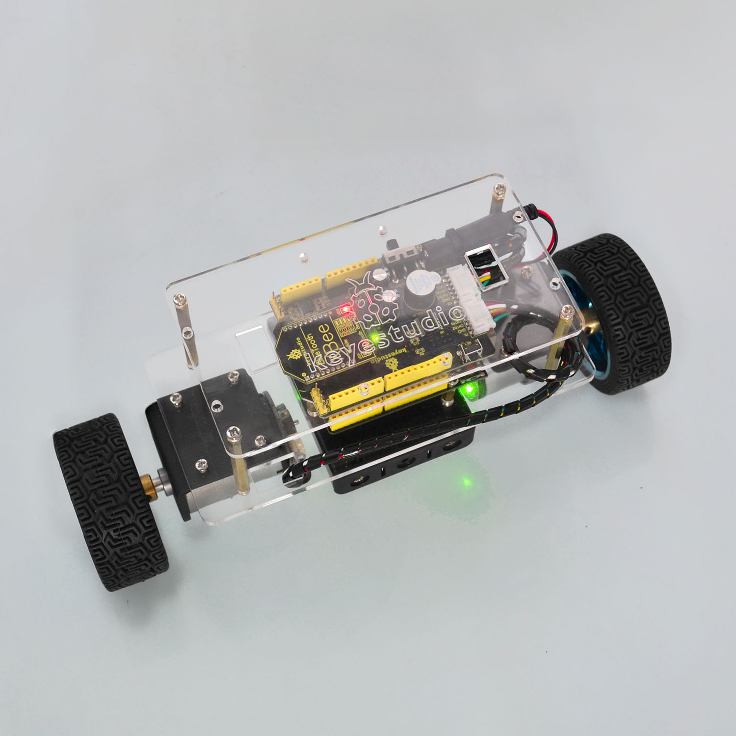 Kit Robô carro-casa STEAM (Android/IOS) Arduino Keyestudio – ABC