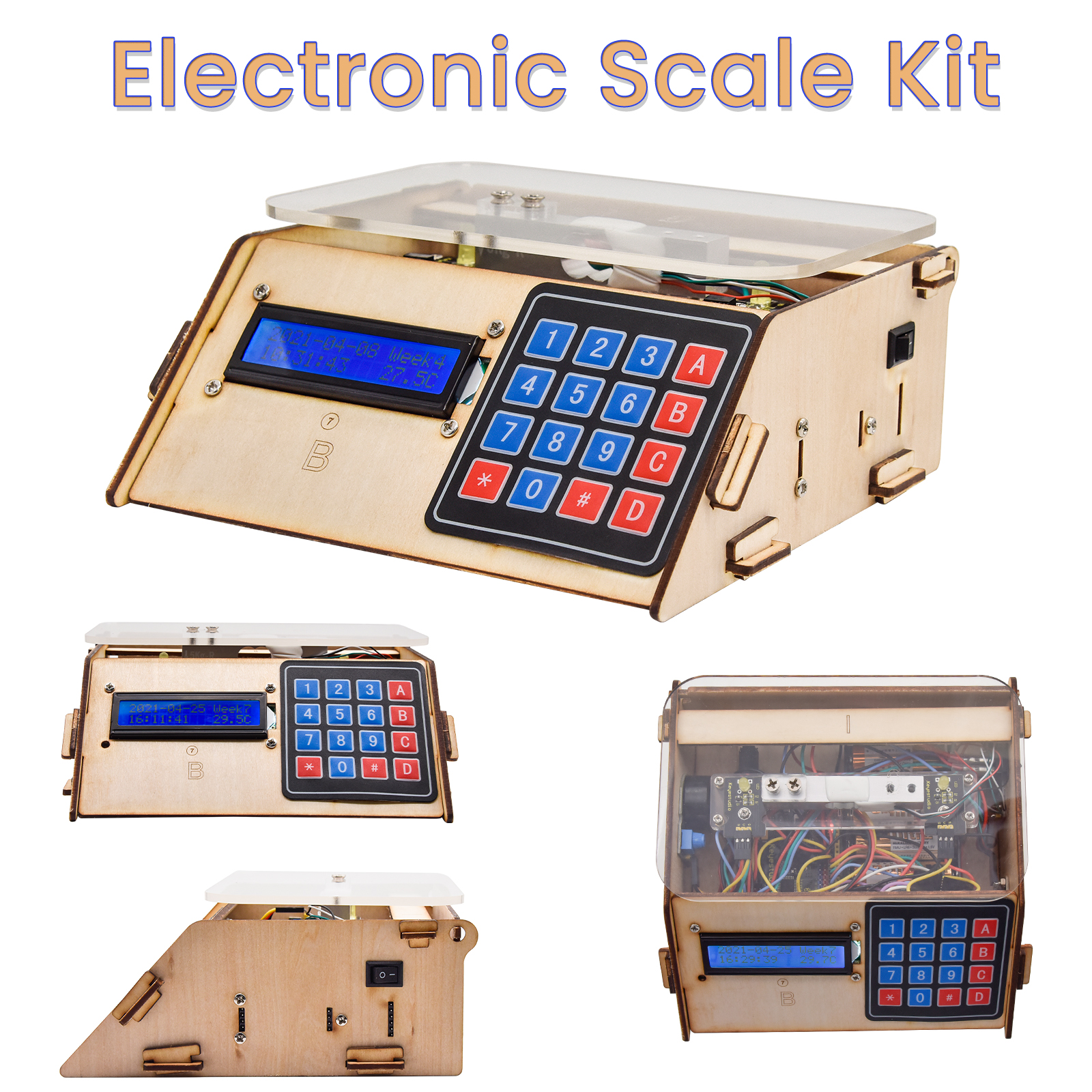Keyestudio Electronic Scale Kit 5KG Digital Load Cell Weight