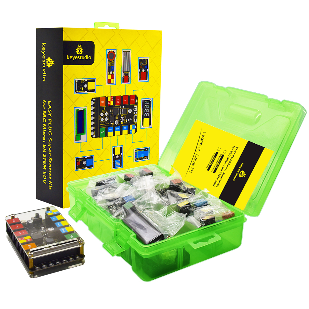 Keyestudio EASY PLUG Microbit V2 Super Starter Kit for BBC Micro