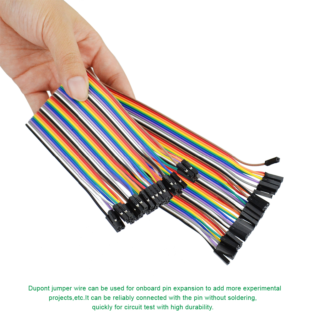 10/20/30 cm 40 Pin Dupont Jumper Kabel Buchse-Stecker für Arduino  Breadboard