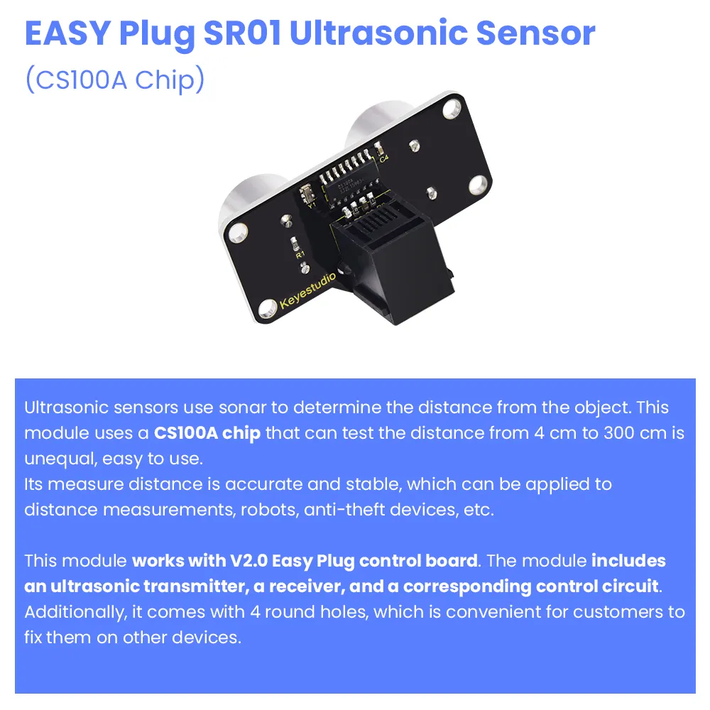 EASY plug SR01 Ultrasonic Sensor