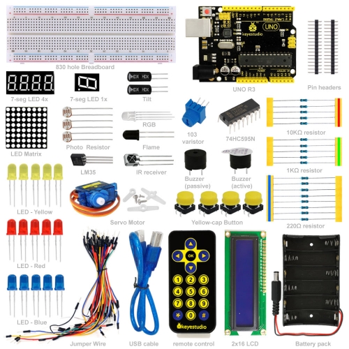 Basic Arduino UNO R3 Learning Starter kit