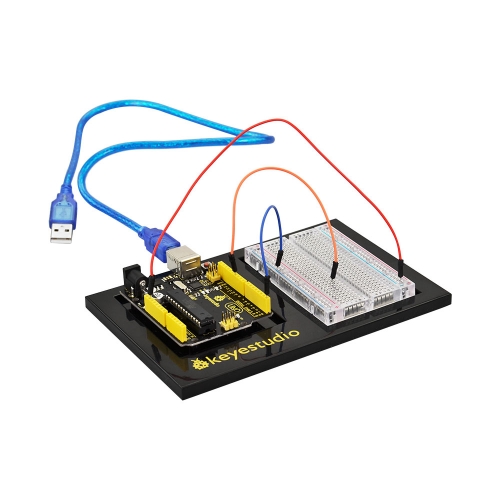 KEYESTUDIO T type board+40P Colorful Ribbon Cable+400-hole Breadboard