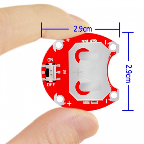 Free shipping !Wearable CCR - 2004 button battery module for LilyPad