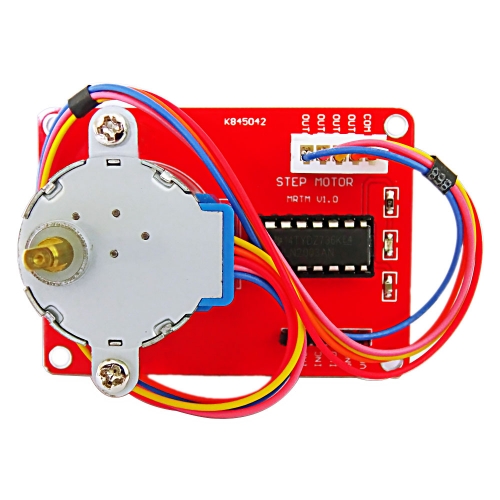 Free shipping ! keyestudio 5V stepper motor driver module + stepper motor for Arduino (red)