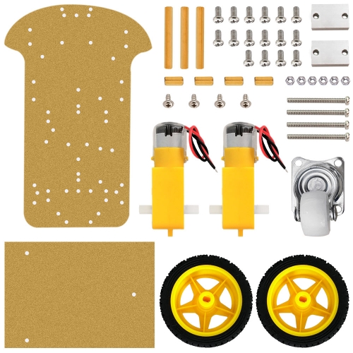 Two-drive double layers smart car chassis K-001 Extended Edition For Arduino Robot