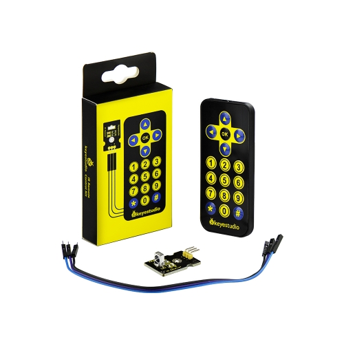 Free shipping! Keyestudio IR Receiver Module Kit(receiver module+remote controller+3Pin F-M dupont line) For Arduino