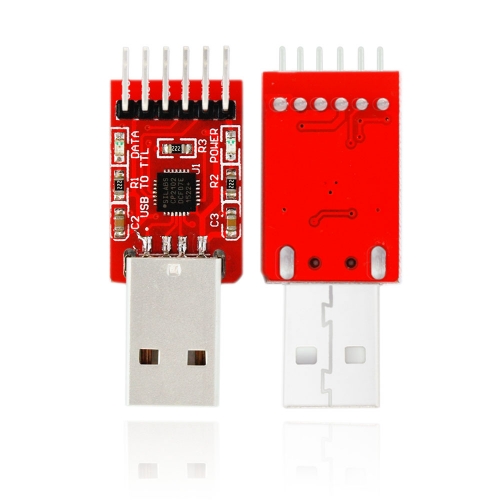 CP2102 USB To TTL RS232 Serial Cable – 5V Downloader For AVR MCU, Win10 Compatible