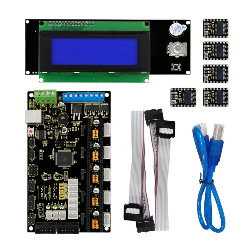 Keyestudio 3D printer kit for arduino MKS GEN V1.2+2004LCD control+ 5x8825 drive+USB+adaptor