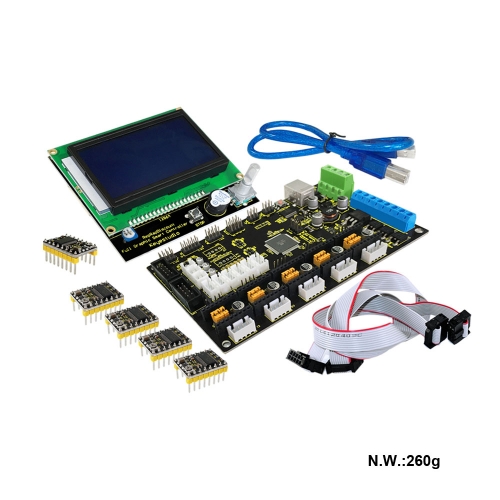 Keyestudio 3 D Printer Kit MKS GEN V1.2 ++ 5x 8825 motor + LCD
