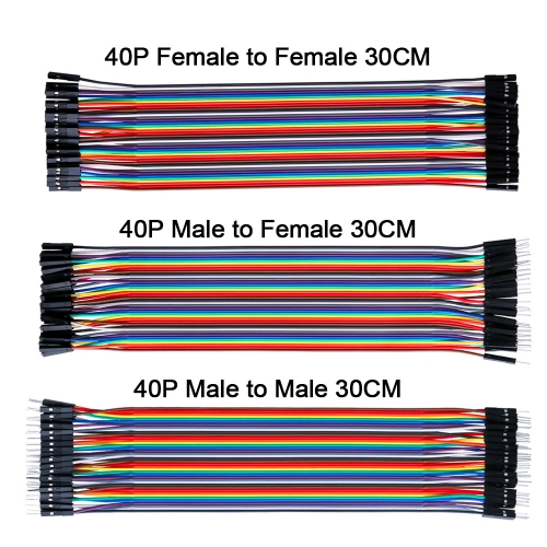 Dupont line 120pcs 30CM male to male + male to female and female to female jumper wire Dupont cable for Arduino