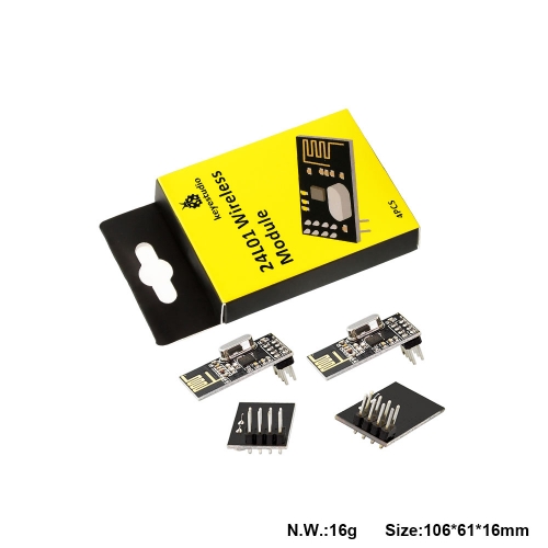 nRF24L01 2.4GHz Wireless Transceiver Modules (2-Pack)