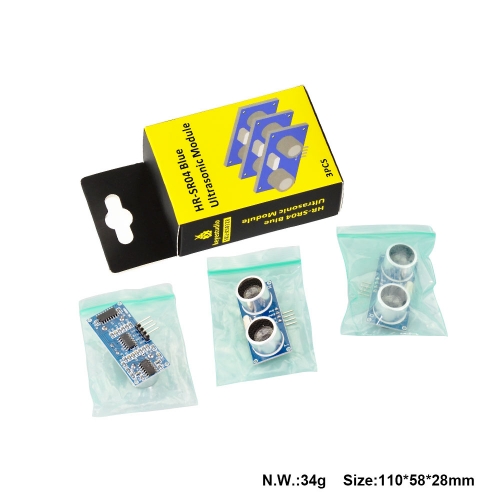 3x HC-SR04 Ultrasonic Sensor Module For Arduino Raspberry Pi Projects