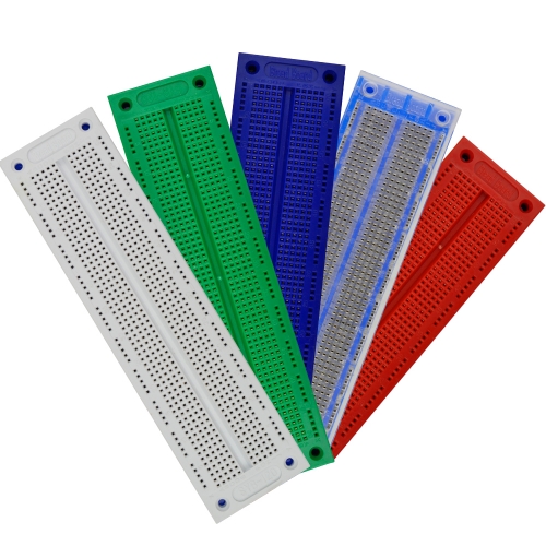 Breadboard Solderless 4 In 1 - Set Di 4 Basette Per Circuiti Con 700 Punti Di Collegamento - Foto 3