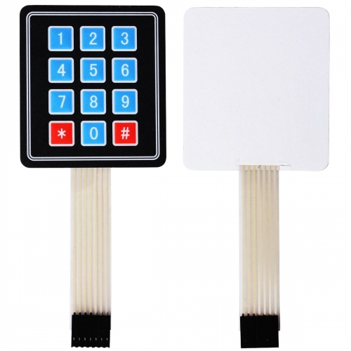 3PCS/LOT 4*3 Matrix Array 12 Key Membrane Switch Keypad Keyboard/ 3*4 Control Panel Microprocessor Keyboard for Arduino AVR