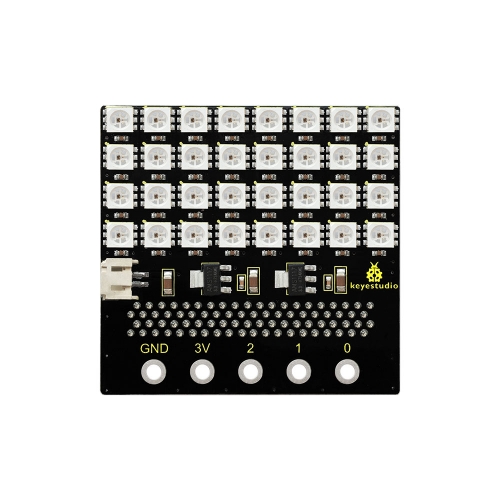 KEYESTUDIO Micro Bit SK6812 4X8 32 Bit  LED Dot Matrix Shield For Micro Bit