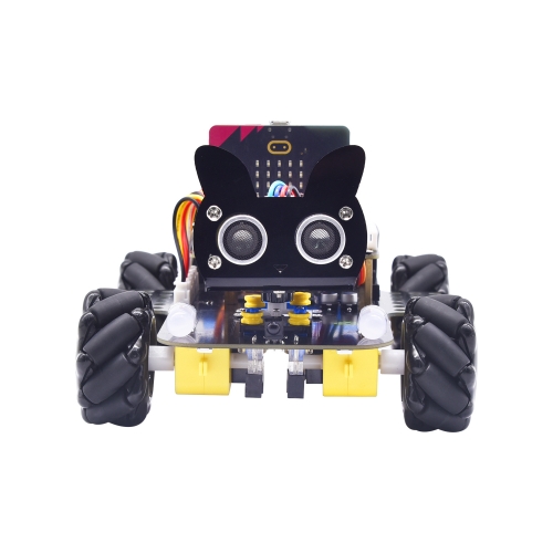 Keyestudio Micro:Bit V2 4WD Mecanum Wheel Robot Car Kit For Microbit STEM Toys Makecode &Python Programming(NO Microbit V2 )