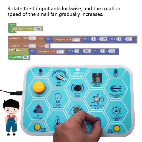 Keyestudio Kidsbits Multi-purpose Coding Robot for Arduino STEM