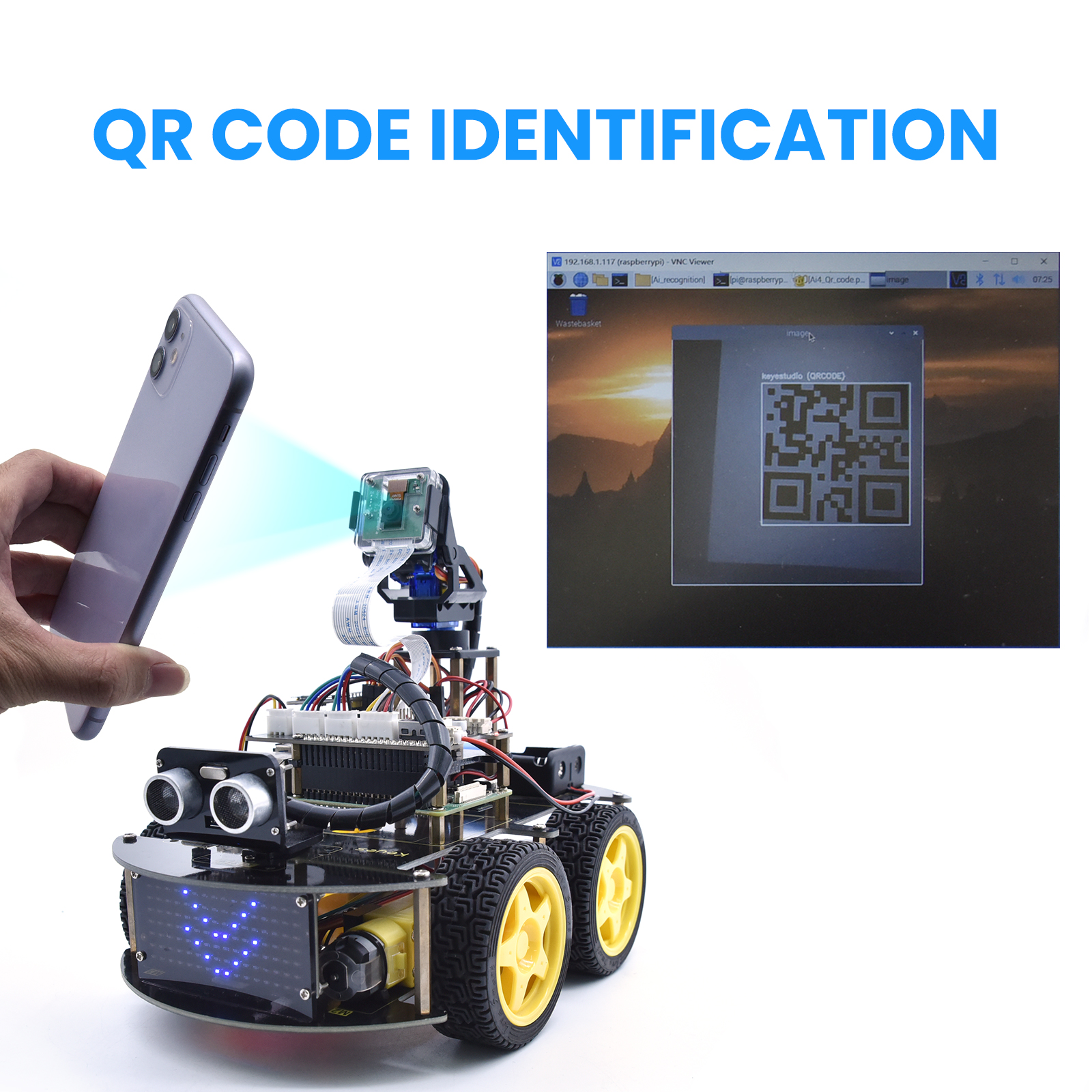 thumbnail image 2 of HIWONDER TurboPi AI Robot Car With Raspberry Pi 5 - Python Programming, HD Camera, ChatGPT Integration 2 of 10