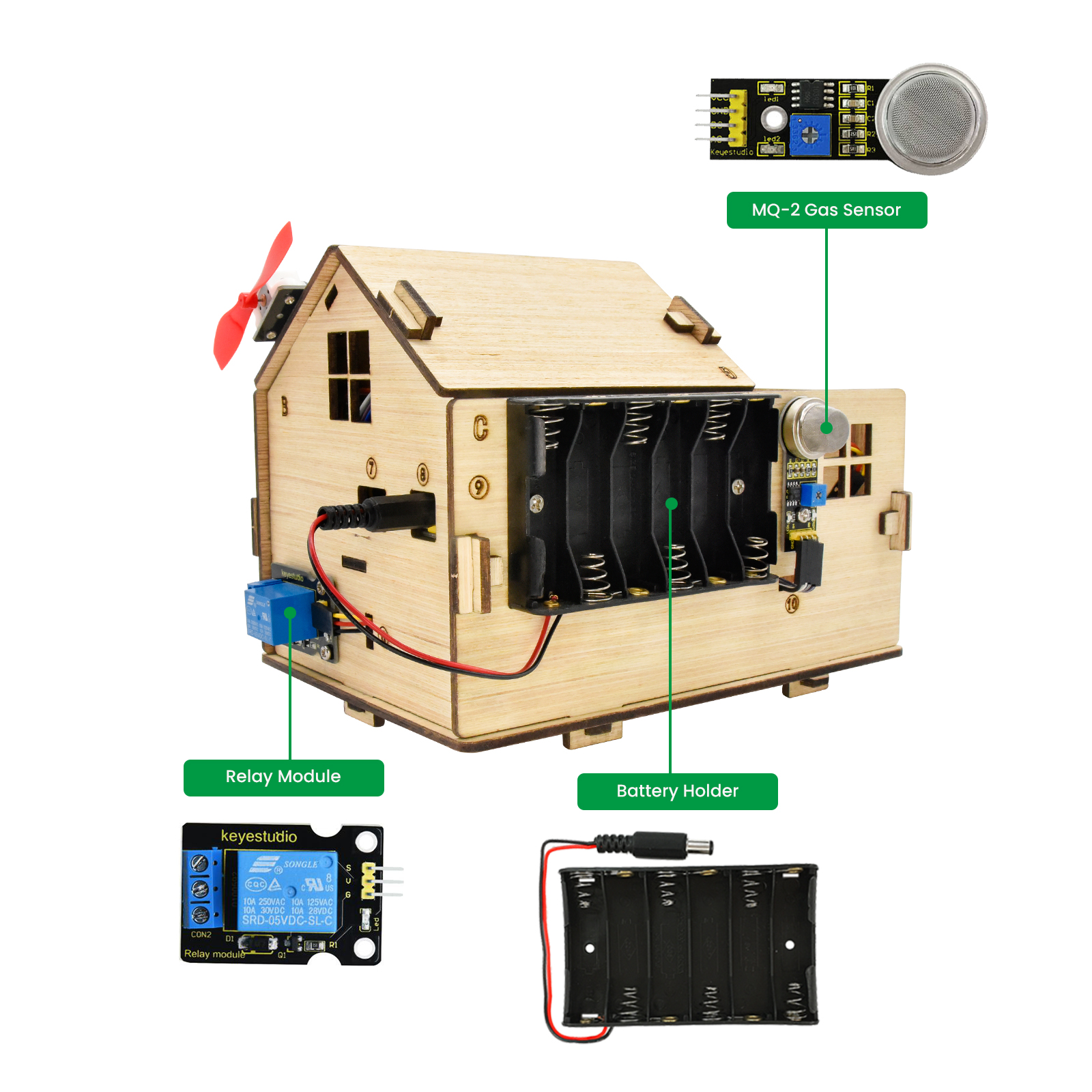  KEYESTUDIO Kit de inicio inteligente para Arduino para