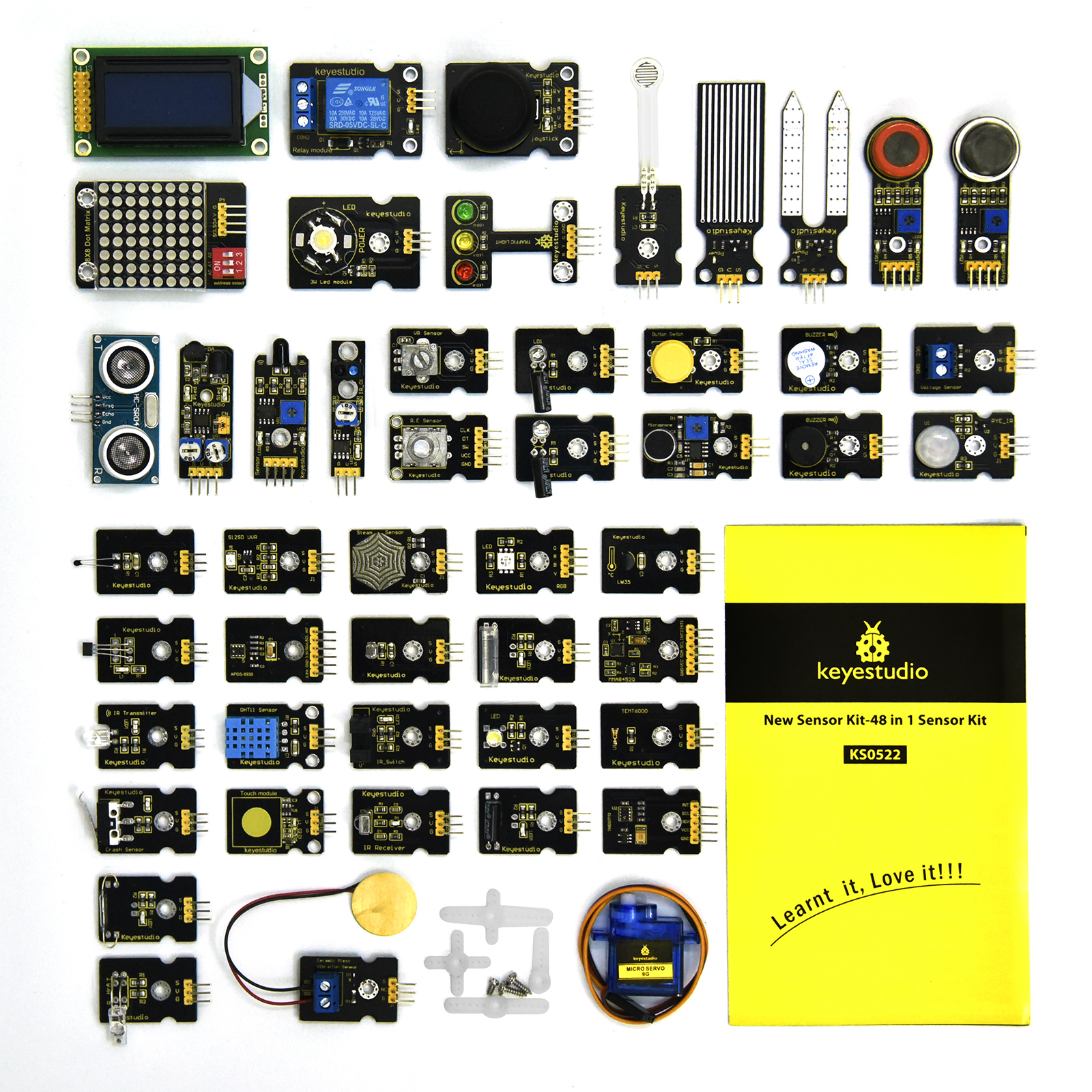 NEW Keyestudio 37 In 1 Sensor Kit Upgrade V3.0 +Gift Box For Arduino ...