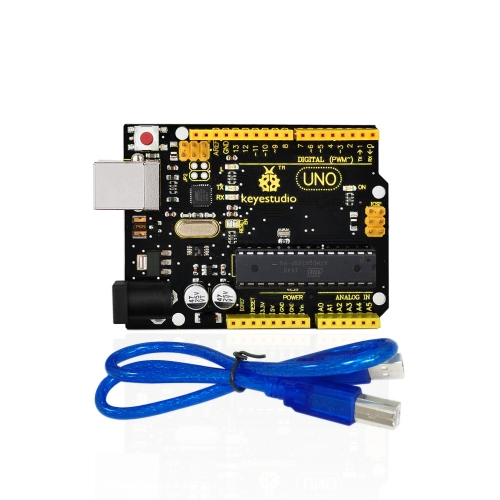 Keyestudio UNO R3 Development Board Compatible With Arduino Uno R3 +USB Cable