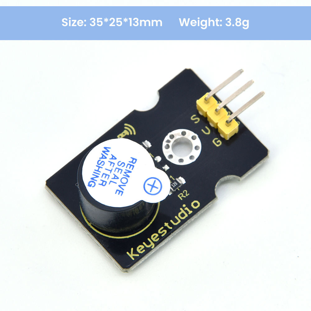 5PCS active Buzzer Alarm Module sensor Beep 20 cm Dupont ligne pour voiture Arduino 