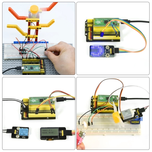 Keyestudio Raspberry Pico IO Prototype Expansion Board Diy STEM