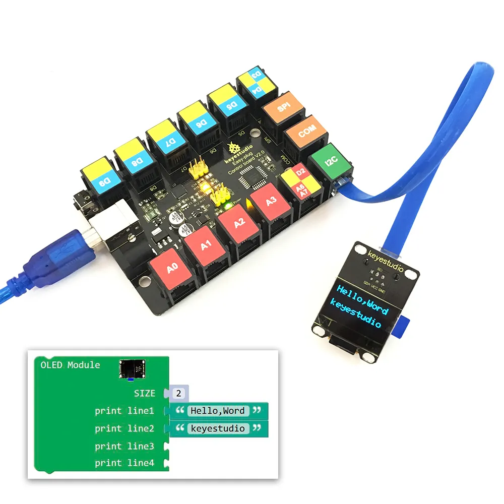 Keyestudio EASY Plug OLED Module