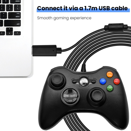 DH-Home USB Wired Game Controller For PC / Raspberry Pi Gamepad