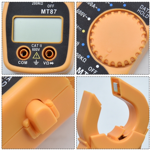 Mini Multimètre et pince ampèremétrique MT87 - Letmeknow