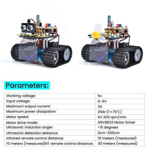 mini tank robot v3