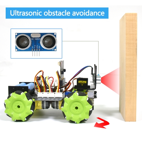 Keyestudio 4WD Mecanum Robot Car For Arduino STEM Smart DIY Robot