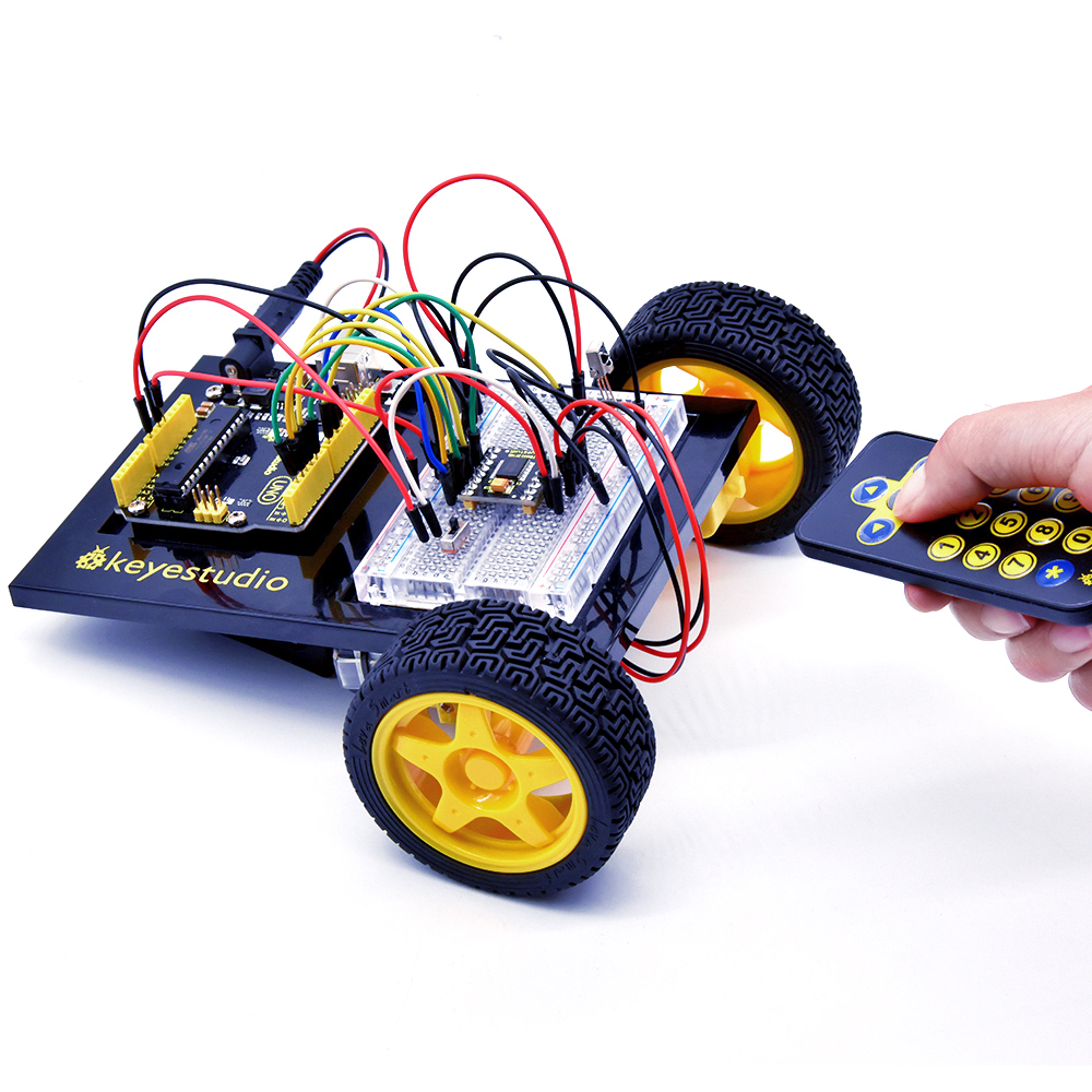 Kit Robô carro-casa STEAM (Android/IOS) Arduino Keyestudio – ABC