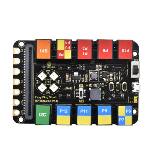 Keyestudio EASY Plug  RJ11 6P6C Shield V1.0 for Micro:bit