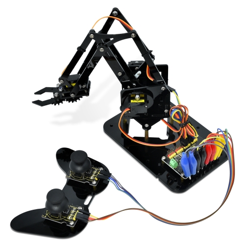 Keyestudio 4DOF Robot Arm Microbit Learning Kit Robot Arm Kit DIY Robot  STEM Programming