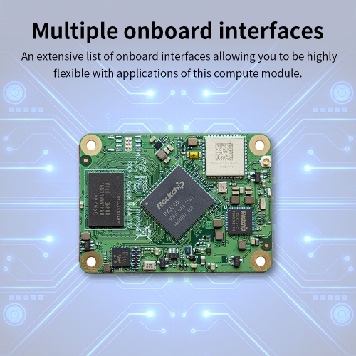 ROCK3 Compute Module Core Board Adapts Radxa CM3 SOC Rockchip RK3566 WIFI/BT