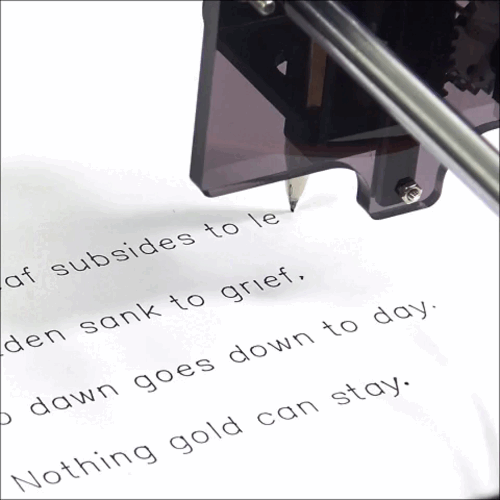 Skriv- och ritrobot för skrivbordet (DrawBot)