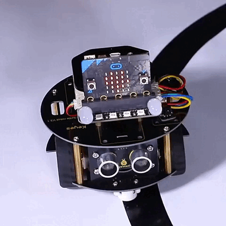 Keyestudio Micro bit Mini Smart Turtle Robot Car for STEM With Micro Bit